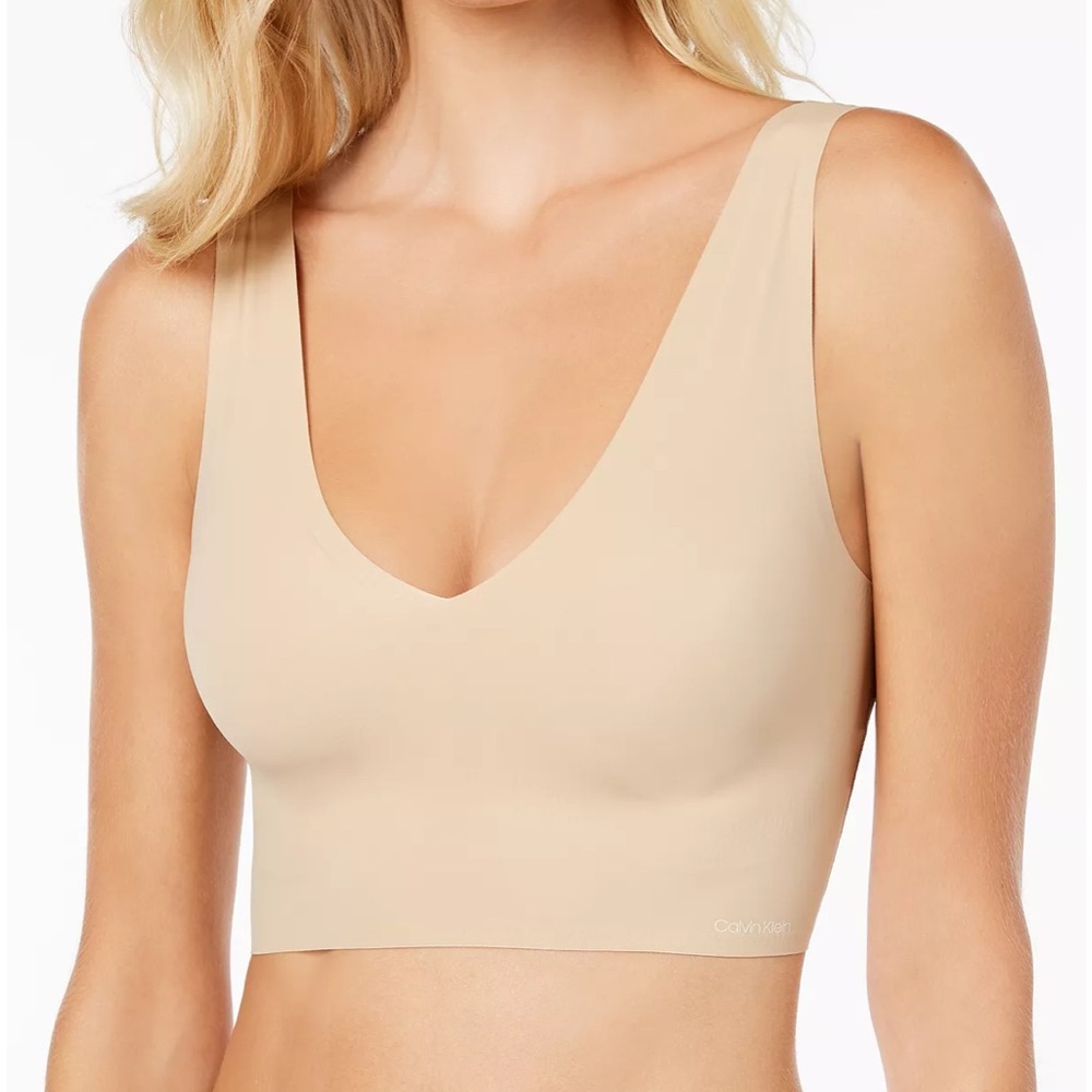 Calvin Klein Invisibles Comfort V-Neck Comfort Bralette M